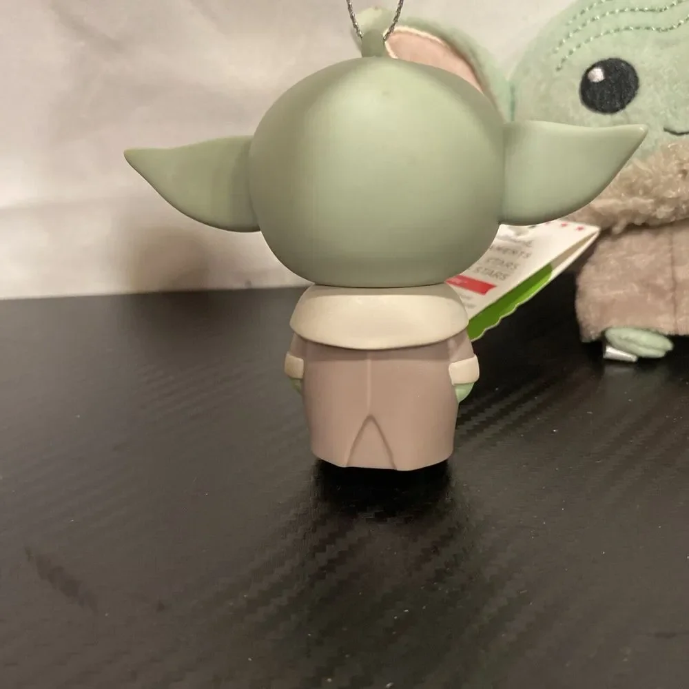 Hallmark Star Wars Mandalorian Grogu Baby Yoda Christmas Tree Ornaments 2023‎ X2